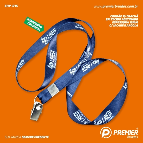 Cordão p/ Crachá 15mm-CHP-015